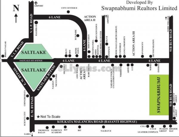 Location Map of Residential Land For Sale Behind Upcoming Wipro & Itc Infotech